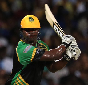 Tallawahs opener Johnson Charles goes on the attack during his half-century. (Courtesy of CPL)
