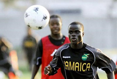 Marvin Morgan … scored one of the goals for Jamaica.
