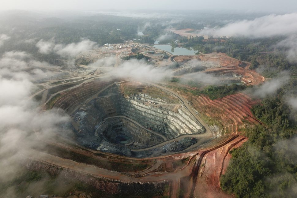 A Guyana Goldfields mine.