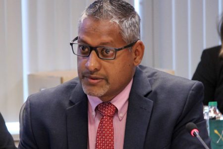 Trinidad Agriculture Minister Clarence Rambharat