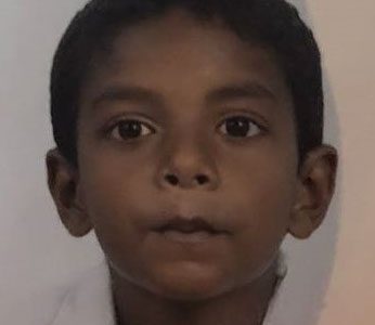Seven-year-old
Sunil Sukhnandan 