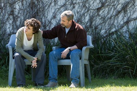 Timothee Chalamet and Steve Carrell in "Beautiful Boy" (Image courtesy of TIFF)