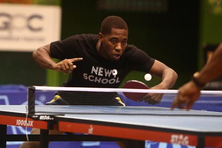 Shemar Britton is keen on a podium finish in the singles category at the upcoming Caribbean Championships (Terrence Thompson photo)

