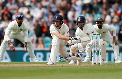 Jos Buttler led a rearguard batting effort by the England batsmen. (Reuters photo)
