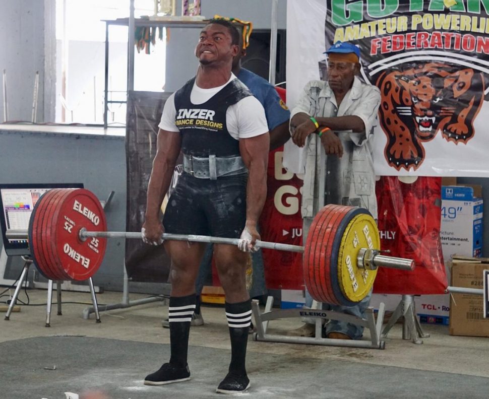 Powerlifting standout, Carlos Petterson-Griffith continues to add hardware to his cabinet. Yesterday, ‘The Showstopper’ showed his strength prowess without the assistance of lifting equipment, starting with a best squat of 305 kg and a bench press of 160kg. On his way to lifting the overall title with 509.490 wilks points, Petterson deadlifted a national record, easily pulling 345kg off the mat.
