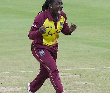 Deandra Dottin took three wickets for 29 runs, but it was not enough to lead the Windies to victory
