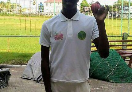 Adrian Hinds is the latest player from Transport Sports Club to represent Guyana at under-19 level
