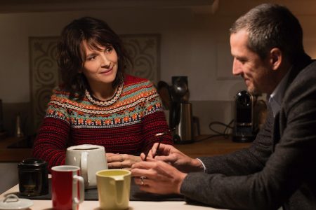 Juliette Binoche and Guillaume Canet in "Non-Fiction" (Image courtesy of TIFF)