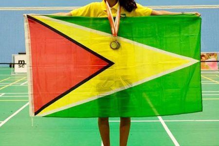 Priyanna Ramdhani has for years been the face of badminton in Guyana.