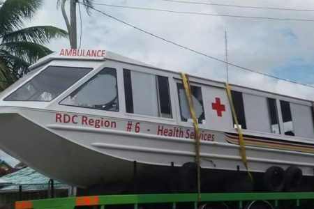 The water ambulance
