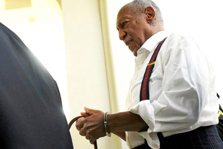 Bill Cosby, in cuffs, imprisoned for up to 10 years for sexual assault | Reuters