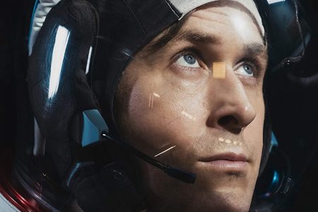 Ryan Gosling plays Neil Armstrong in “First Man”