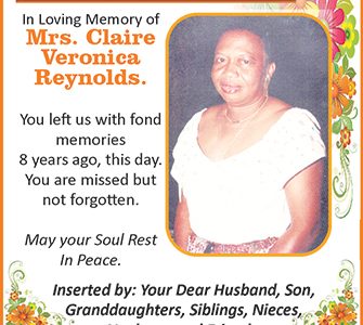 Mrs Chaire Veronica Reynolds 