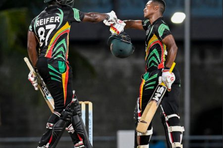 The Guyana Jaguars will be looking to captain Leon Johnson and all rounder Raymon Reifer  to land the coveted Regional limited overs title and end a 13 year drought in today’s one day final against the CCC Marooners. (Photo Courtesy Cricket West Indies)