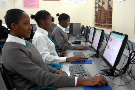File photo: Students in Grenada are preparing to take their CXC exams by computer.