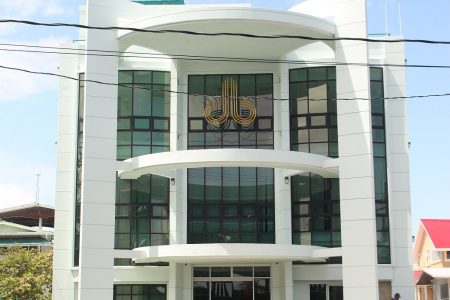 Demerara Bank’s headquarters on Camp Street, Georgetown