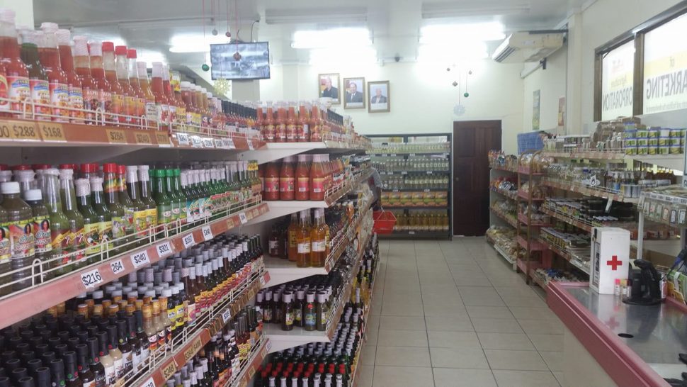 Agro-processing rising: Well stocked shelves at The Guyana Shop 
