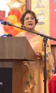 Trinidad Opposition Leader Kamla Persad-Bissessar speaking on Thursday