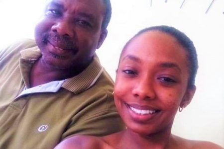 Killed: Robert Cupid with his daughter Nicole. Source: Facebook