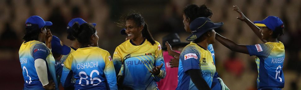 Sri Lanka celebrates (ICC photo)