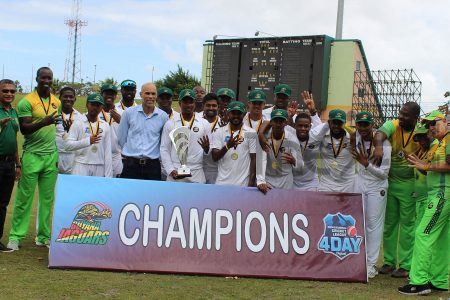 Flashback! Guyana trampled their competition to lift the CWI Regional Four day title for the fourth time last year.