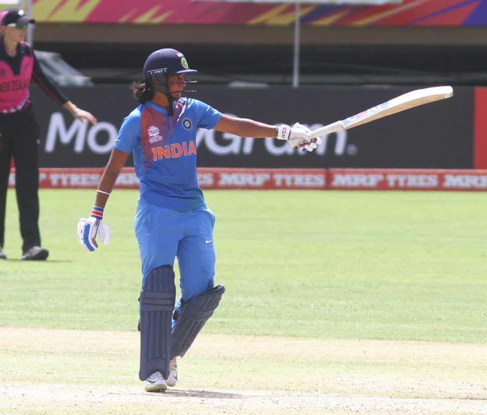 Harmanpreet Kaur during her scintillating innings

