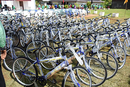 The Mabaruma bikes (DPI photo)