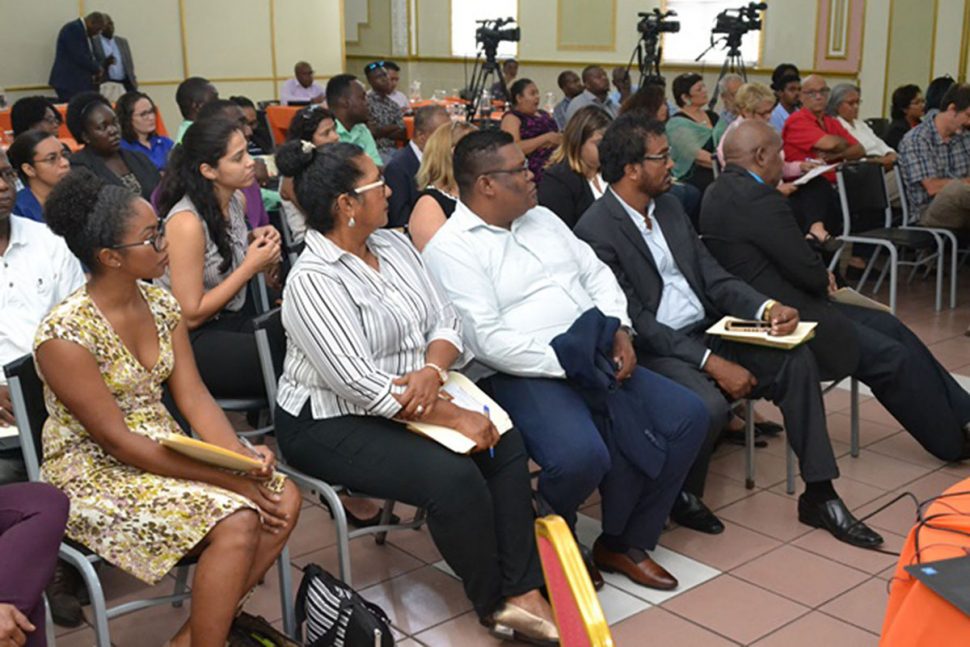 Operators in the tourism industry at the first ever oil and gas and tourism forum. (DPI photo)