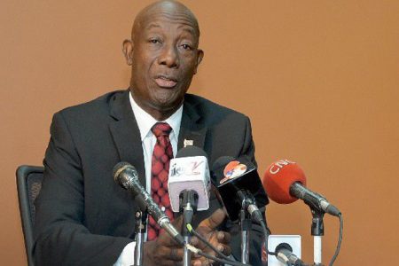  Prime Minister Dr Keith Rowley