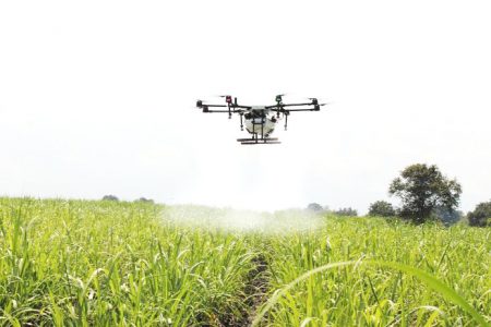 Applying drone technology in crop management (Photo credit - International Agriculture- July 30, 2018)