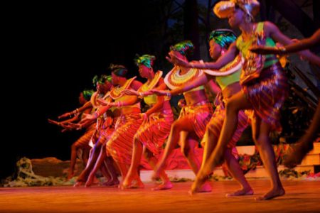 Dancers on stage at a previous production (Stabroek News file photo)