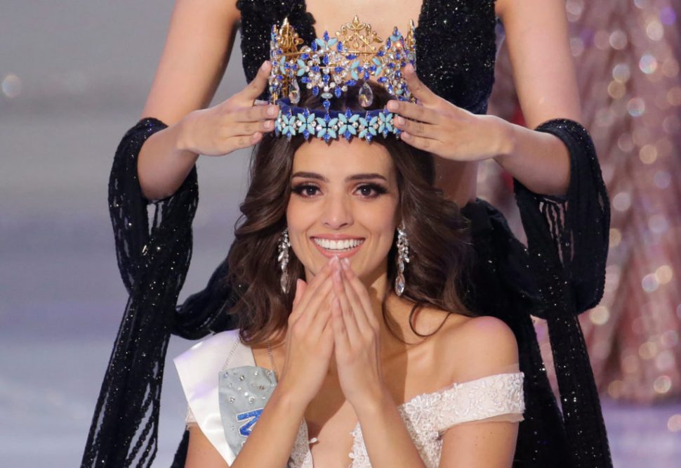 Miss Mexico Vanessa Ponce de Leon, 26, is crowned as she wins the Miss World 2018 title in Sanya, Hainan island, China yesterday. (REUTERS photo)