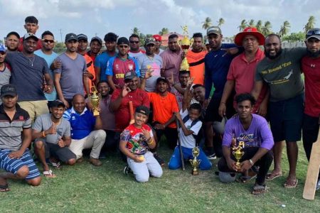 Married men showed Bachelors how the game is played to take the annual Lusignan Cricket Club Boxing Day derby.
