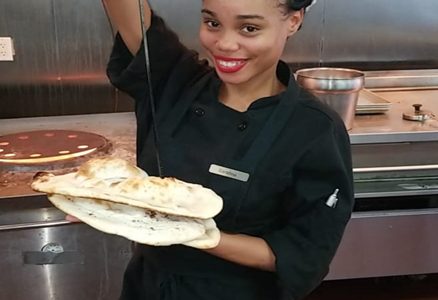  Sarafina Edghill at work at the Marriott