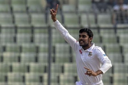 Mehidy Hasan Miraz led the way for Bangladesh, snaring 12 wickets