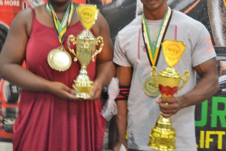 Runita White and Vijai Rahim were among the standout performers of Sunday’s National Senior Powerlifting Championships held at the St Stanislaus College.
