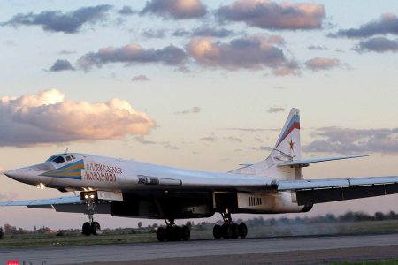 Capable of carrying short-range nuclear missiles, the planes can fly over 12,000 km (7,500 miles) without re-fuelling and have landed in Venezuela twice before in the last decade.