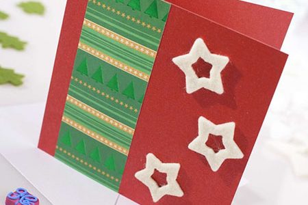 A simple homemade Christmas card