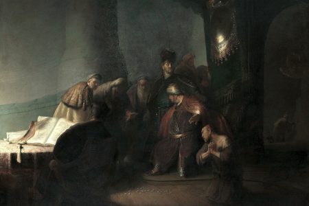 “Judas Repentant, Returning the Thirty Pieces of Silver” by Rembrandt (wikimedia.org)