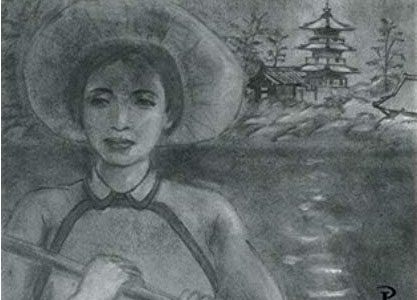 The front cover of Meiling Jin’s Song of the Boatwoman