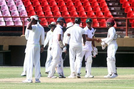 Four-time reigning champions Guyana Jaguars lead the Cricket West Indies Regional four-day tournament with four outright wins from as many matches. (Orlando Charles photo)
