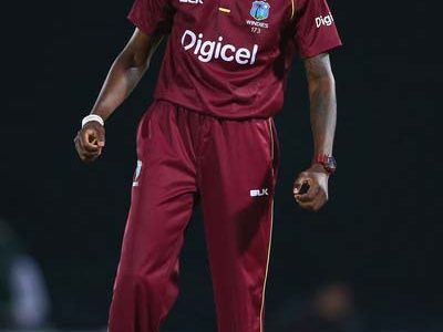 Fast bowler Alzarri Joseph … wrecked the Red Force innings