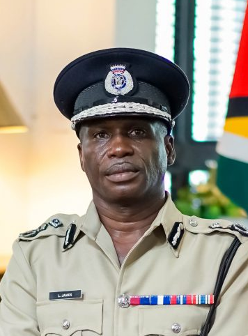 Commissioner of Police Leslie James 