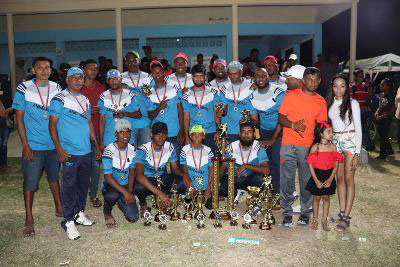 Champions! Annandale celebrate their maiden Lusignan Cricket Club Ram Slam T20 title
