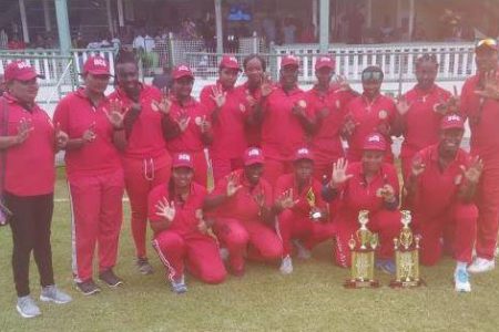 Berbice Females completed the double for the sixth straight season with the addition of the GCB T20 title after winning the 50-overs format earlier in February.
