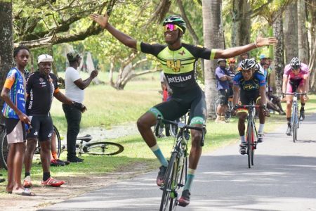 Berbician, Romello Crawford kicked off his 2019 campaign on the most positive note, sprinting to victory in the feature 35-lap event of the R&R International multi race programme yesterday at the National Park.
