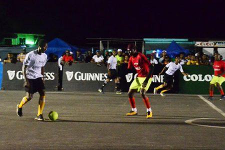 Flashback-Scenes from the ESPN [red] and Genna in the final group round of the Guinness ‘Greatest of the Streets’ West Demerara/East Bank Demerara championship at the Pouderoyen Tarmac