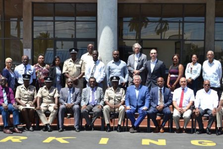 Members of the New Police Reform Change Board, and other stakeholders of the security sector. (DPI photo)
