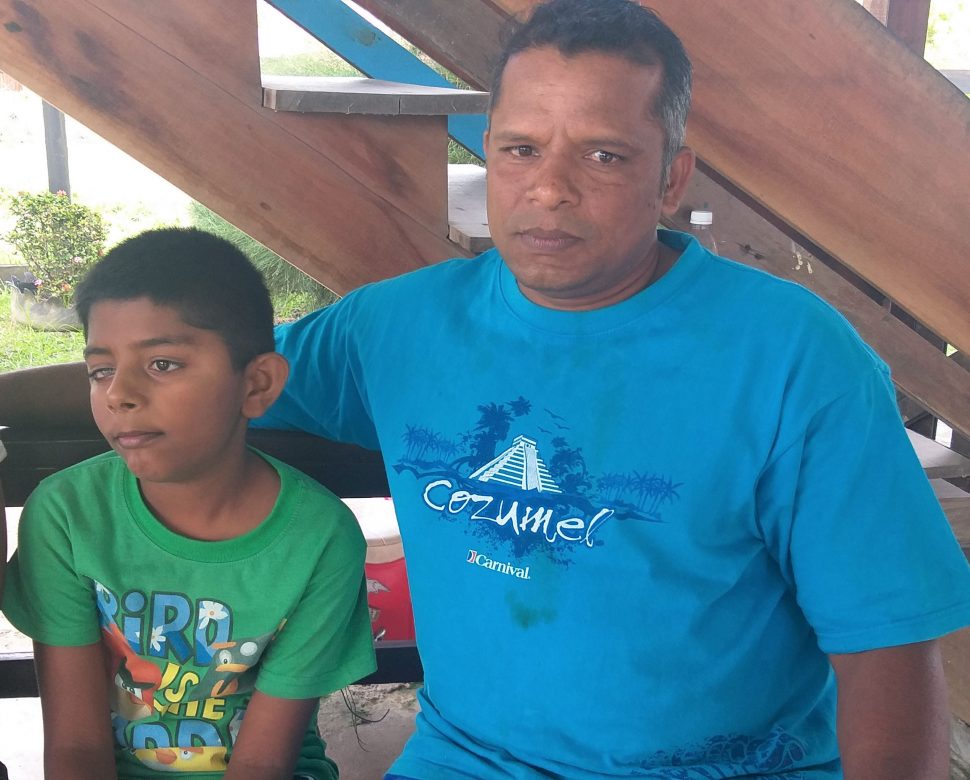 Jason Persaud and his father, Michael