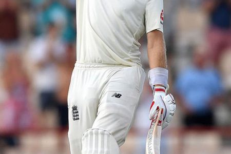 England captain Joe Root led from the front carving out his 16th test ton to put his team in a virtually impregnable position at yesterday’s close of play.
